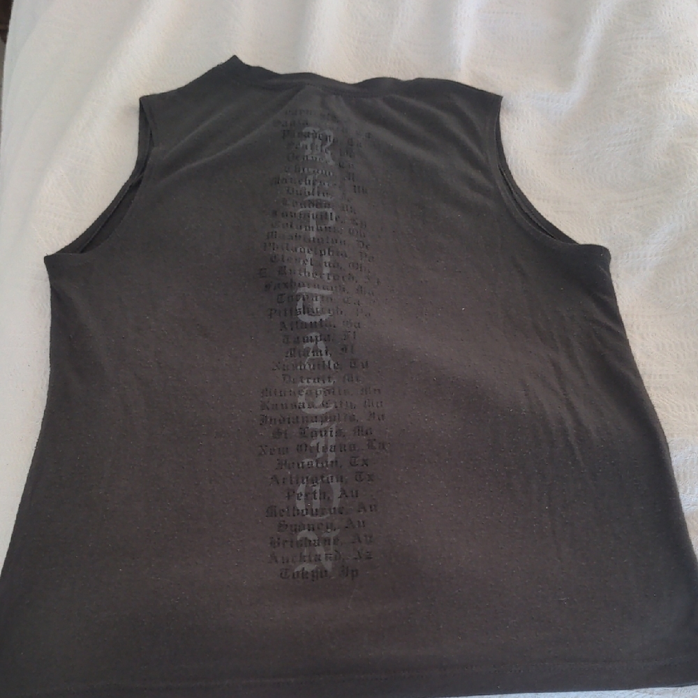 Taylor Swift Reputation Grey Sleeveless Graphic Tee